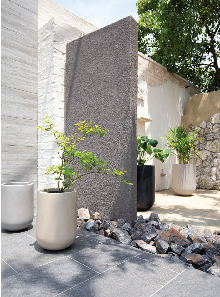 プランター屋外/屋内KERNFOLIAHIGHフォリアハイ直径39cmラウンドシリンダー丸型ファイバーグラスGFRP大型高品質耐候植木鉢鉢植え室内鉢カバーポット底穴モダンデザインガーデニング観葉植物テラスバルコニーカフェ店舗オフィス