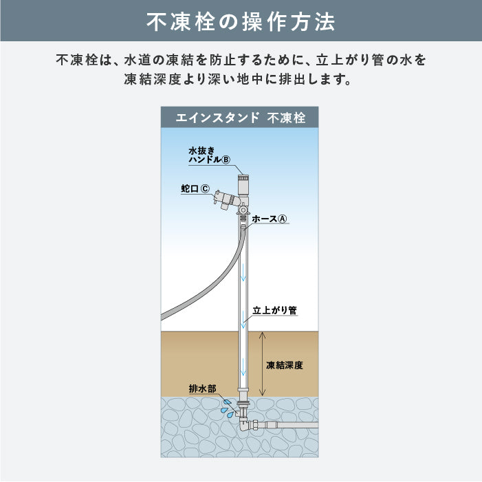 水栓柱 エインスタンド 不凍栓 2口／1口 ウォータースタンド EIN UNISON ※不凍機能なしタイプも選べます。