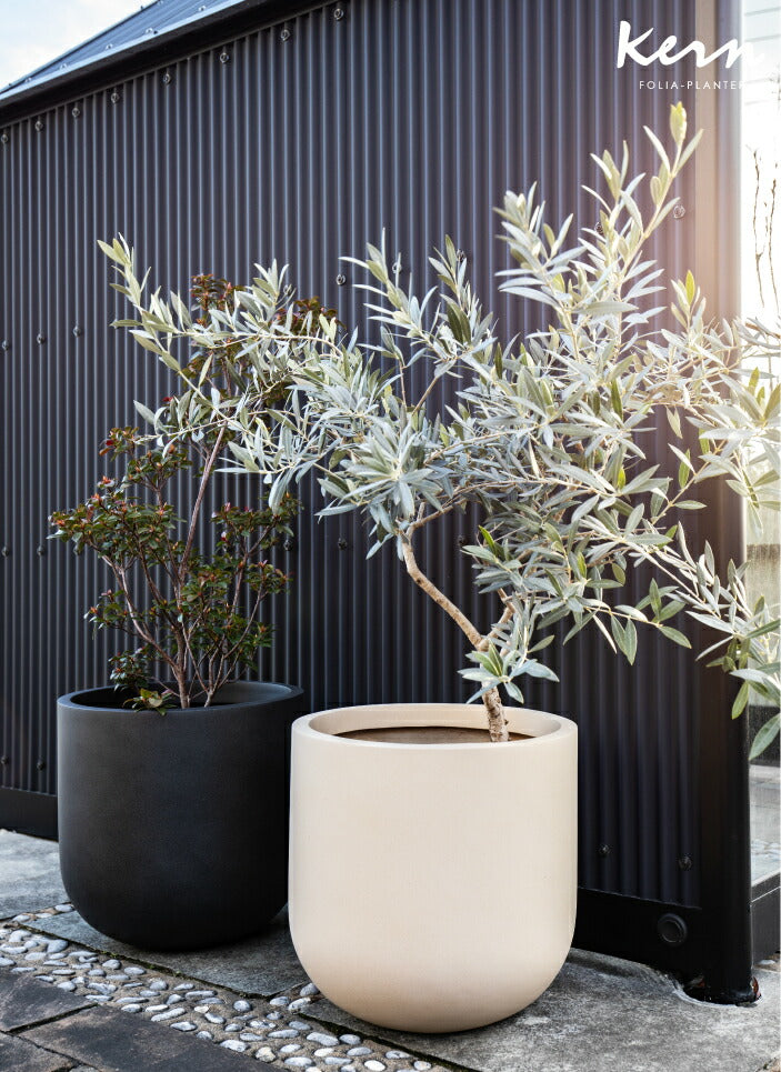 KERN FOLIA 58cm プランター 屋外/屋内用 大型 丸型 ラウンド