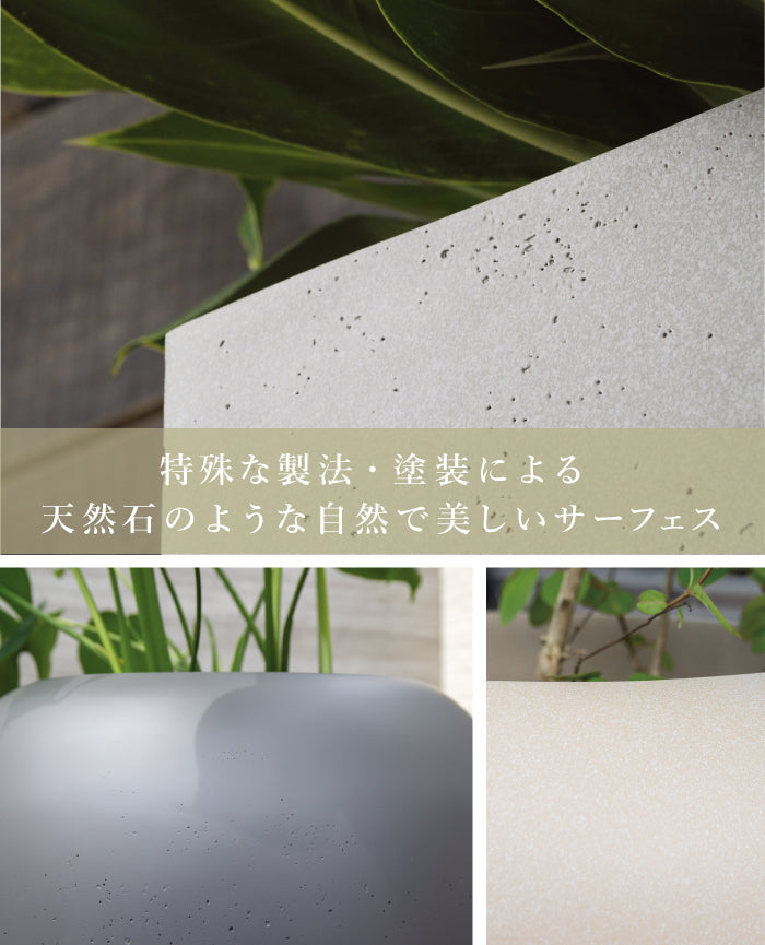 プランター屋外/屋内KERNHYDRIAハイドリア44cmラウンド丸型ファイバーグラスGFRP高品質耐候植木鉢鉢植え大型室内鉢カバーポット底穴モダンデザインガーデニング観葉植物テラスバルコニーカフェ店舗オフィス