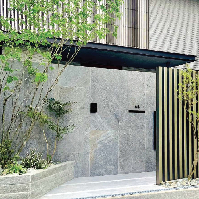 口金ポスト LIPNO リプノ 埋込ポスト 2カラー ステンレス 郵便ポスト 前入 後出  TOYO 東洋工業  ガデアメ